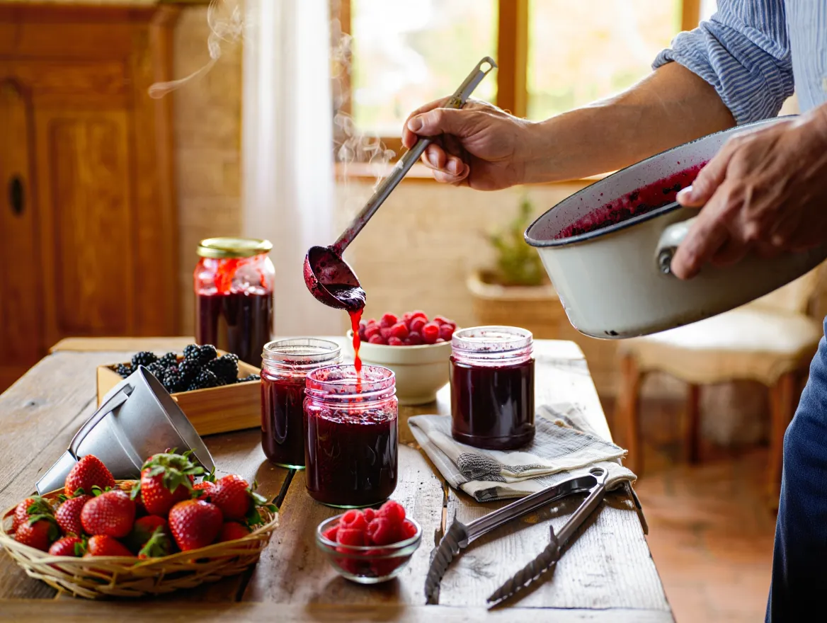 Artisan jam making process